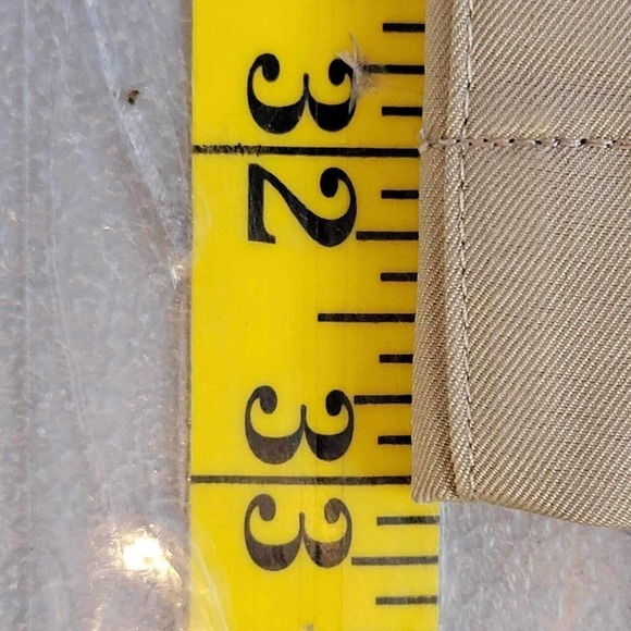 Nike Golf Pants Dri-Fit Men's Size 36X33 Tan Flat Front Chino Stretch Modern - Picture 13 of 14